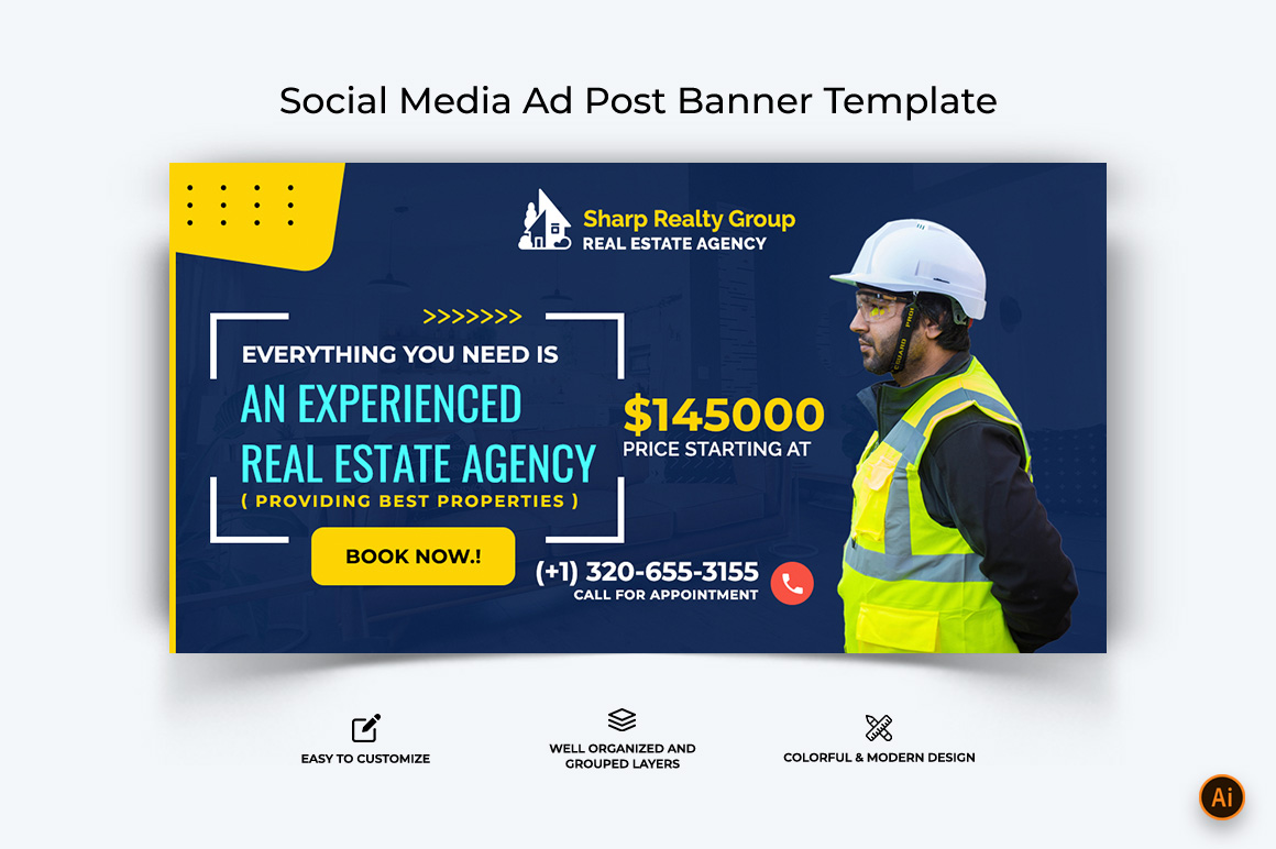 Real Estate Facebook Ad Banner Design-05