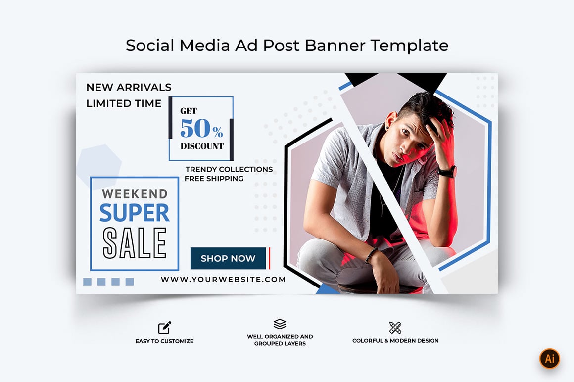 Sale Offers Facebook Ad Banner Design-04