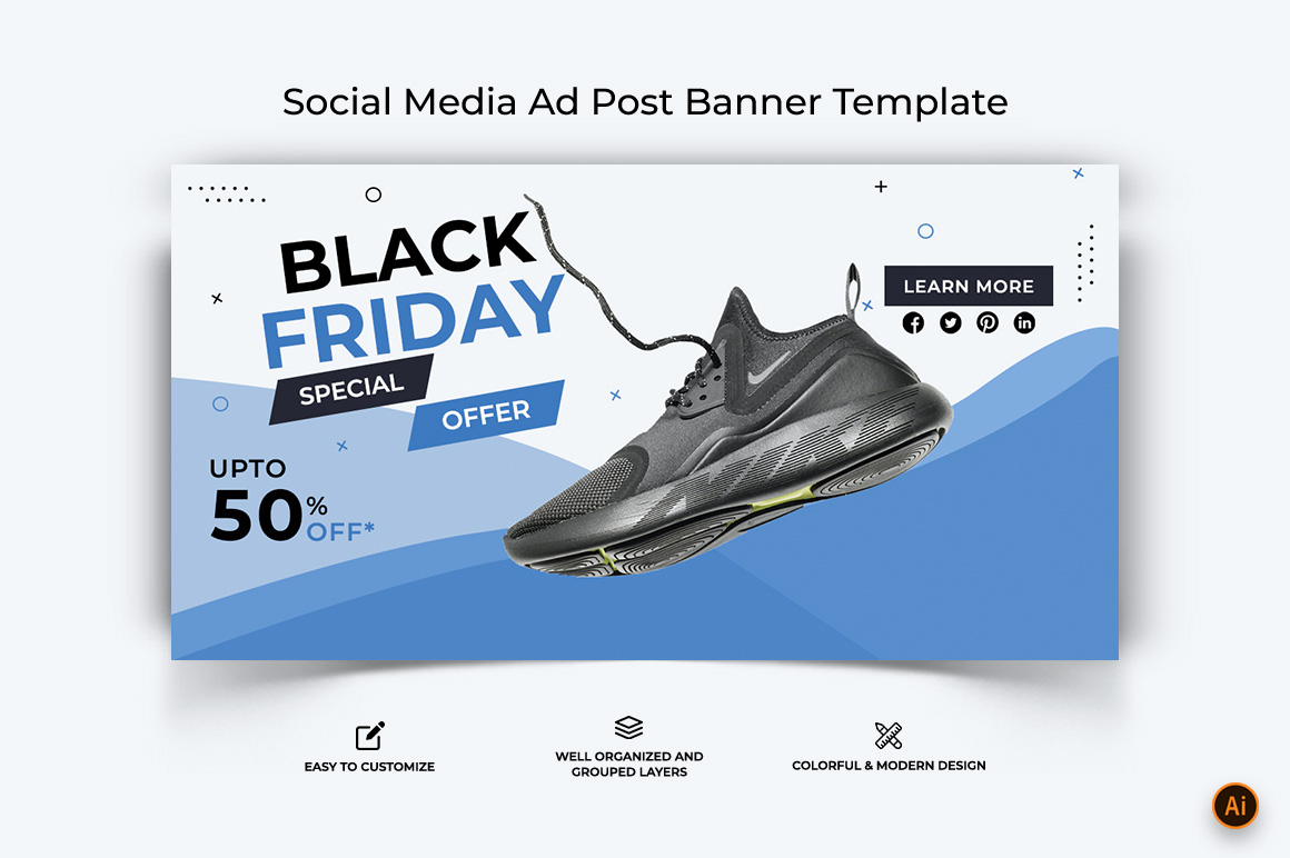 Sale Offers Facebook Ad Banner Design-08