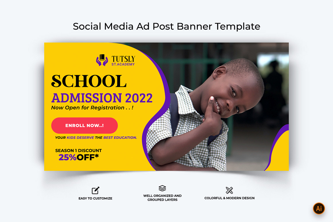 School Admissions Facebook Ad Banner Design-04