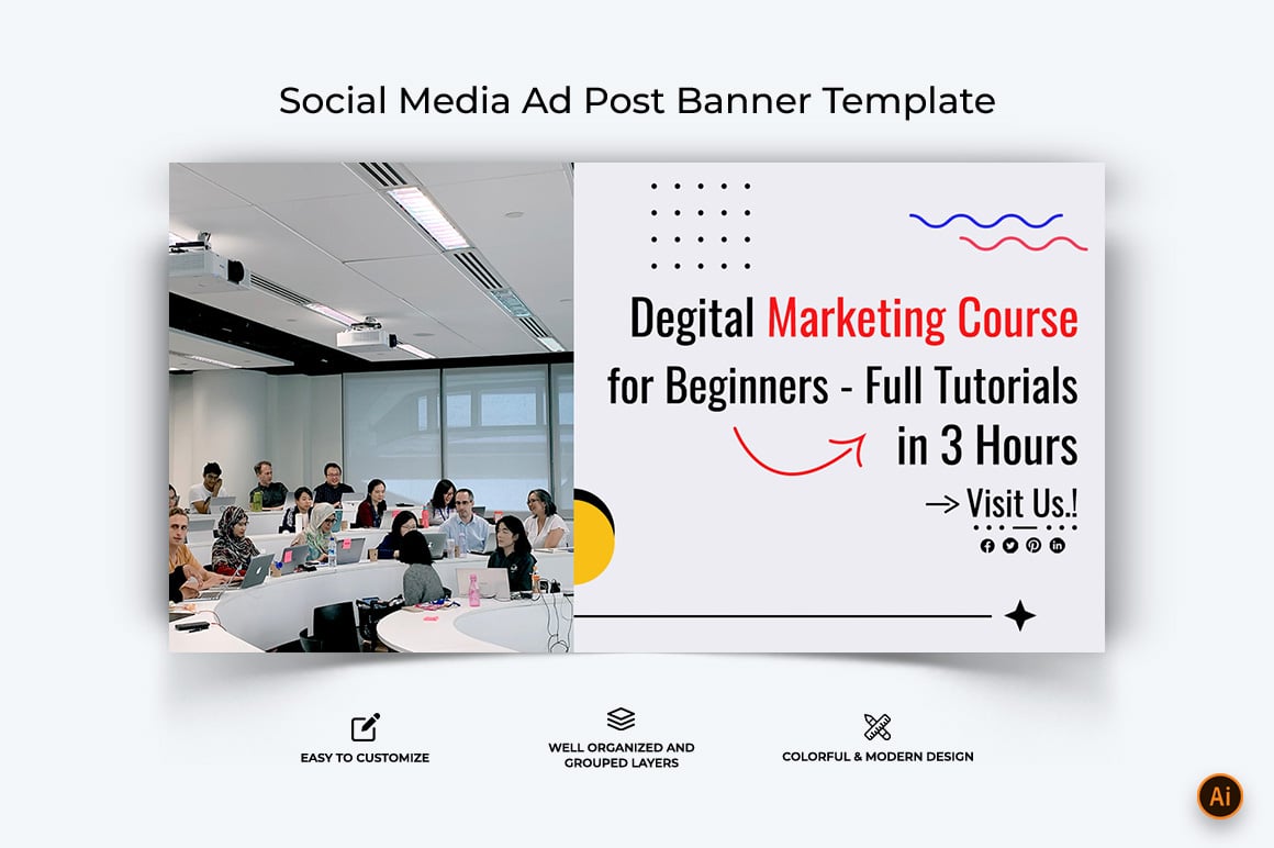 Social Media Workshop Facebook Ad Banner Design-06