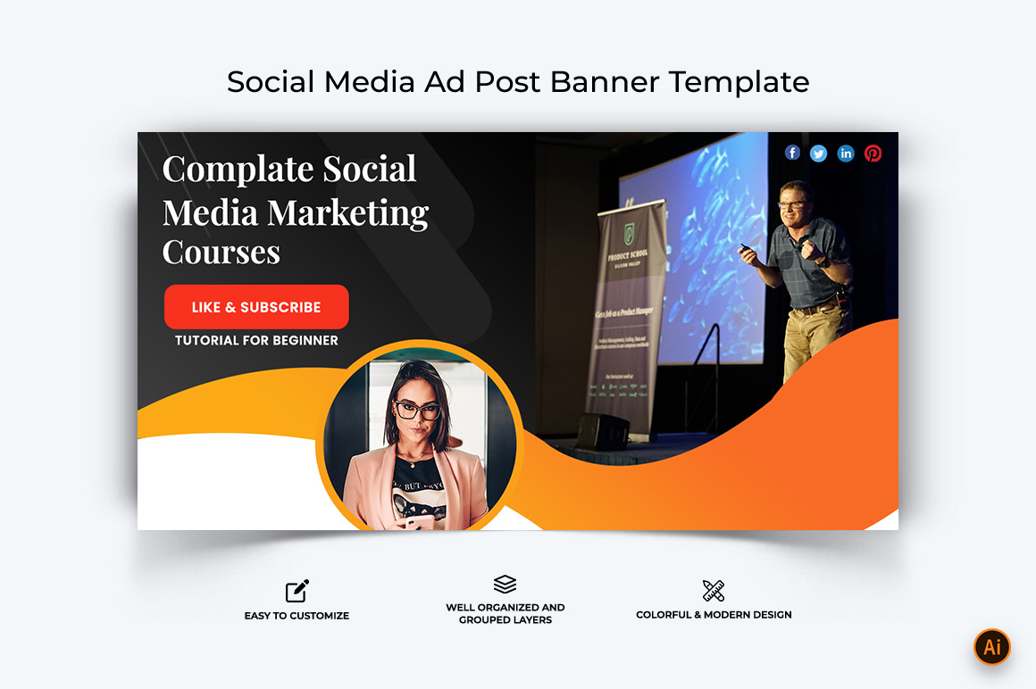 Social Media Workshop Facebook Ad Banner Design-12