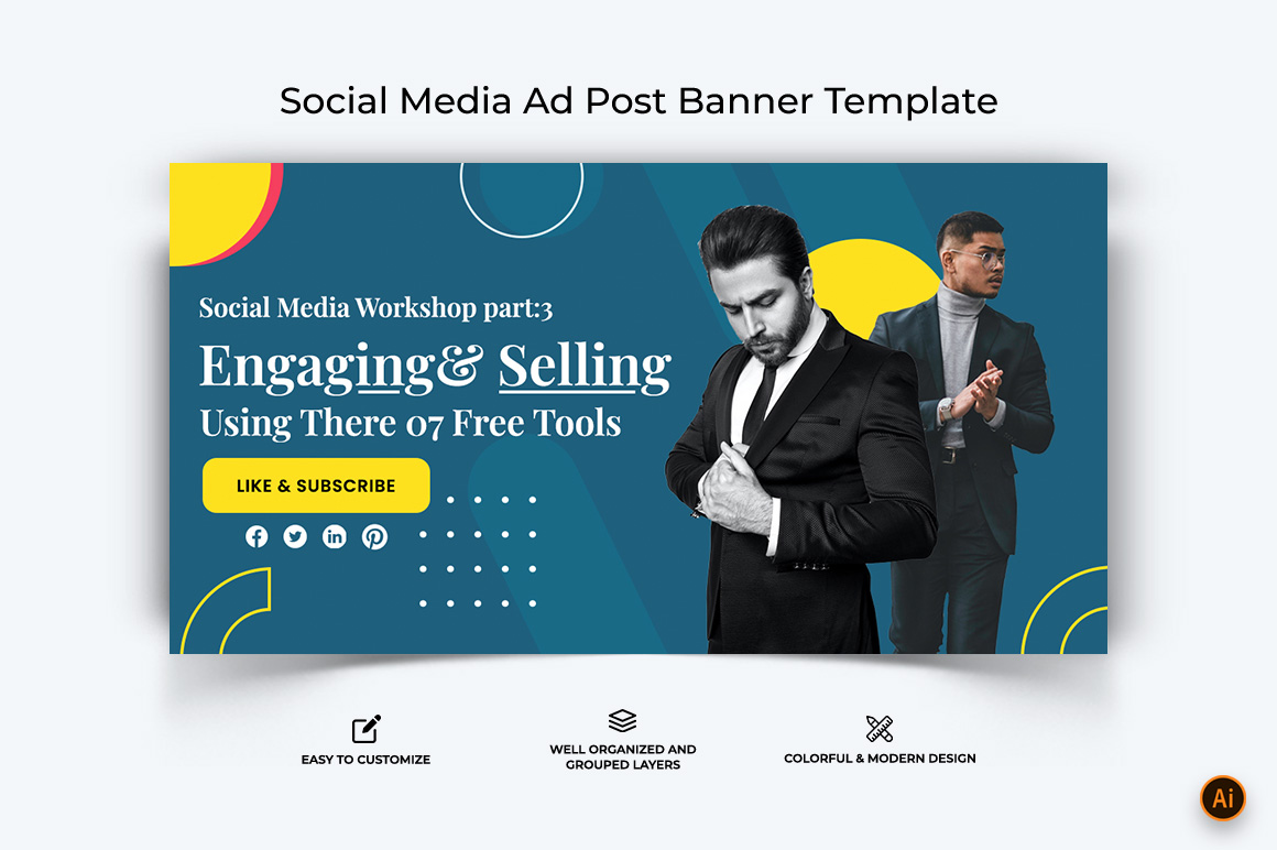 Social Media Workshop Facebook Ad Banner Design-17