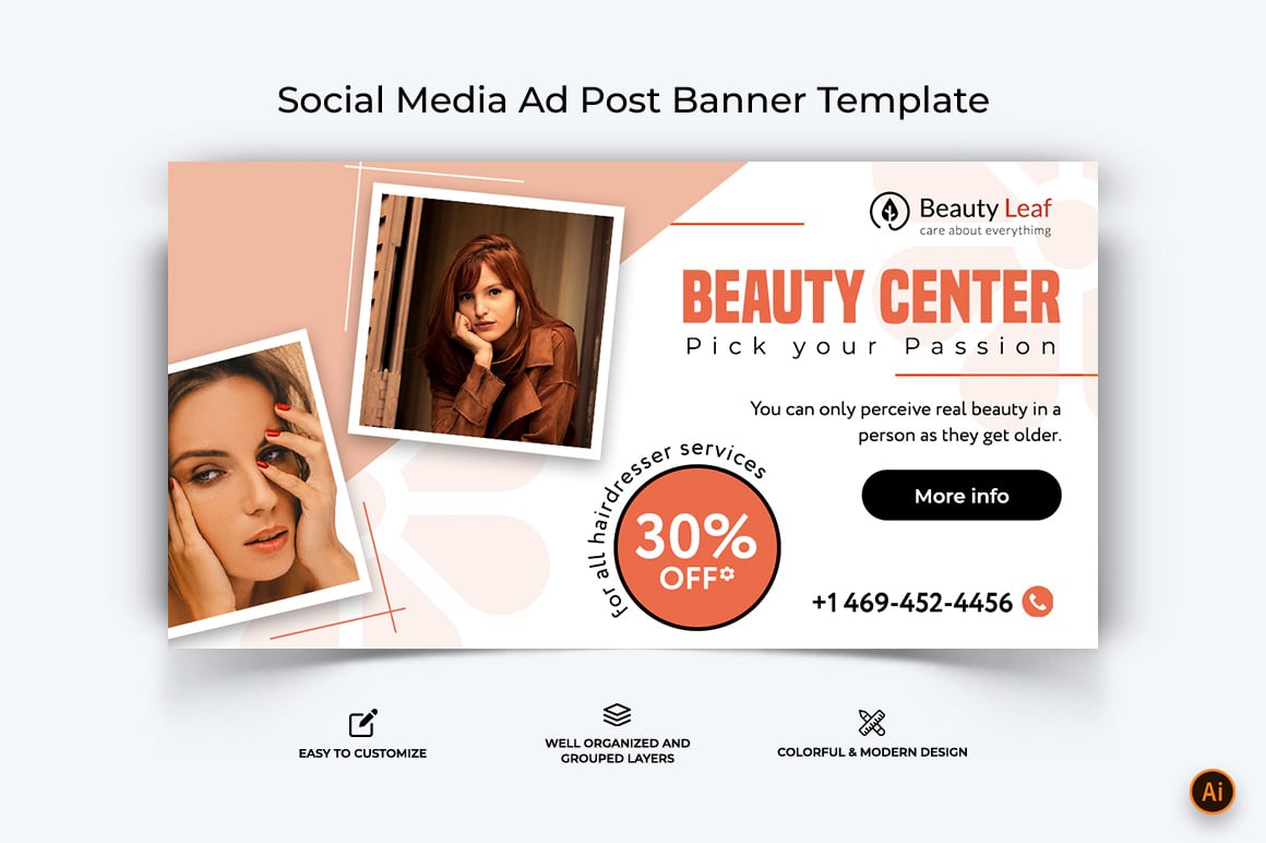 Spa Salon Facebook Ad Banner Design-25