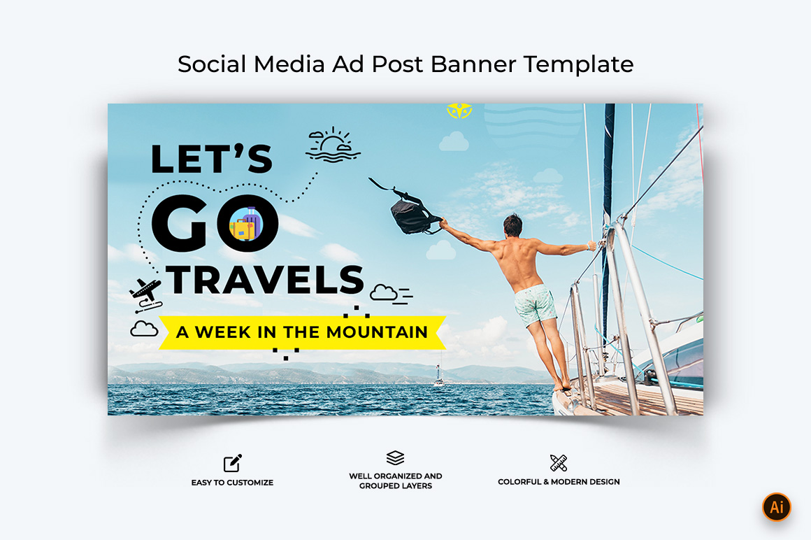 Travel Facebook Ad Banner Design-02