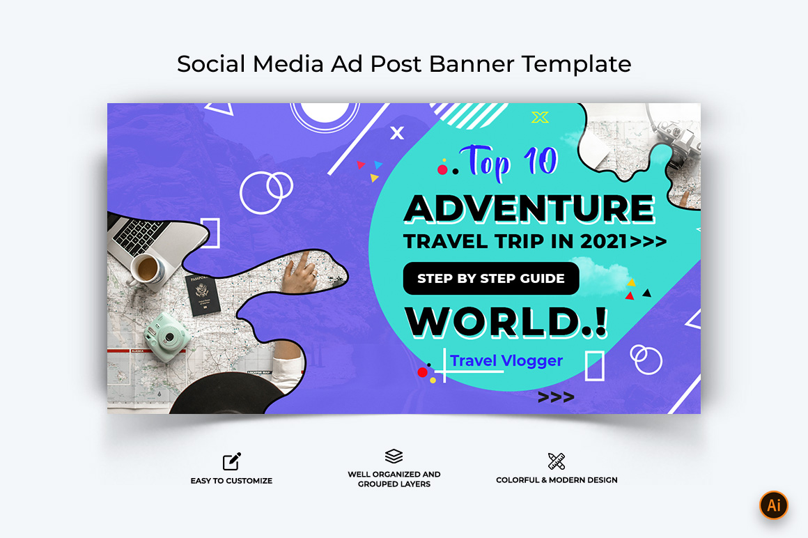 Travel Facebook Ad Banner Design-06