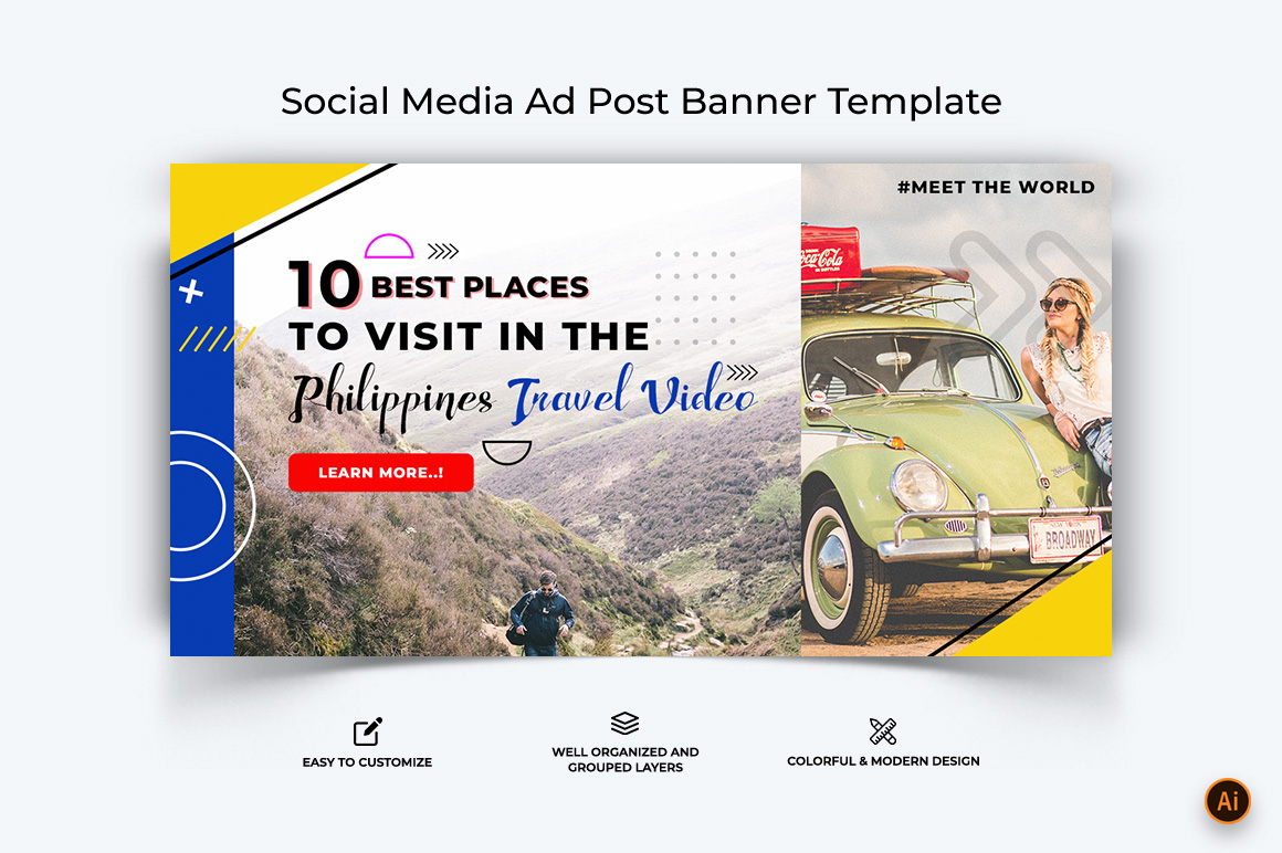 Travel Facebook Ad Banner Design-09