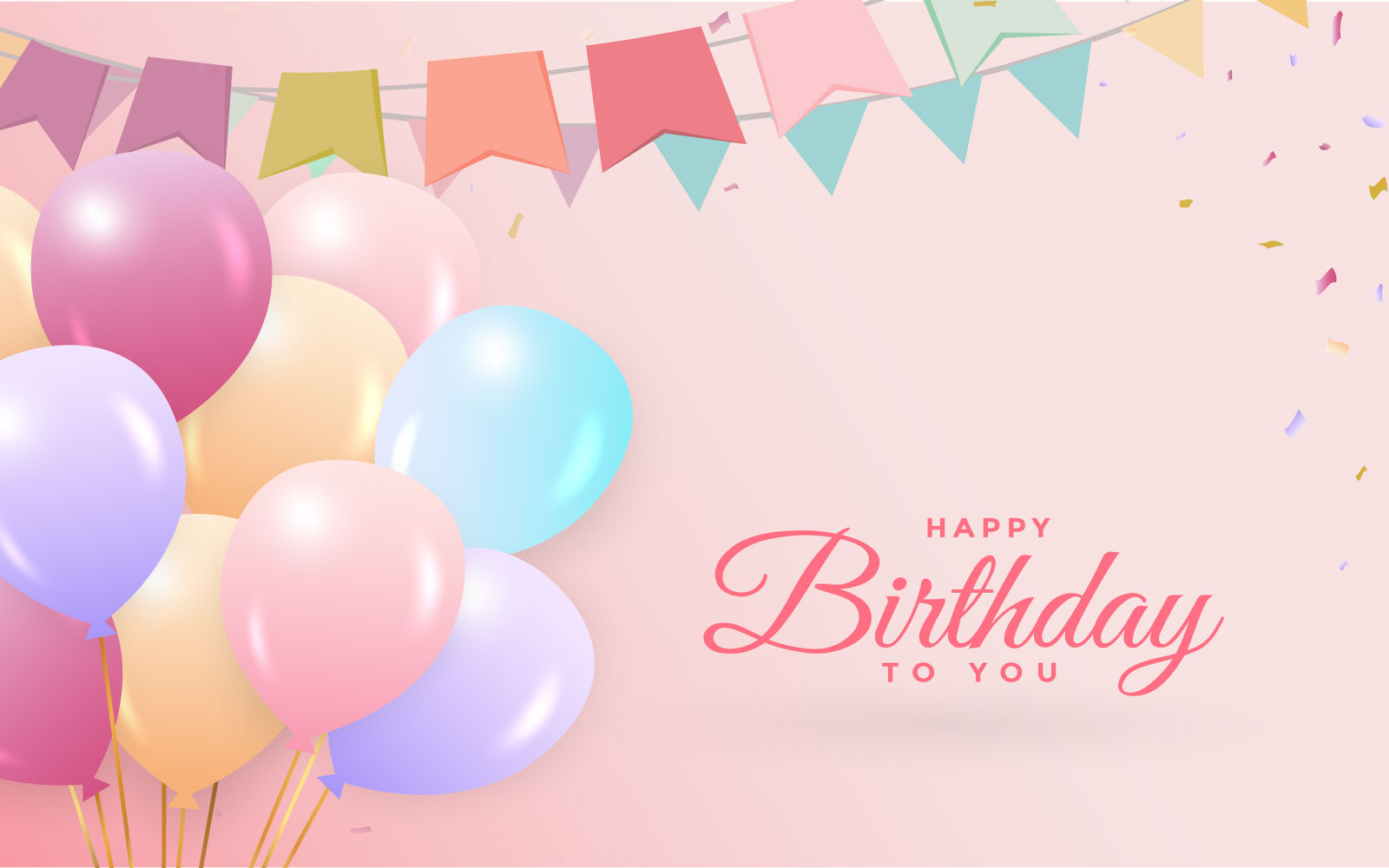 Happy Birthday Wish Social Media Banner