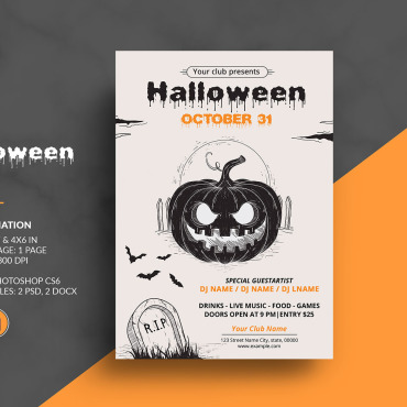 Invitation Halloween Corporate Identity 282863