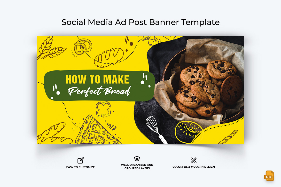 Food and RestaurantFacebook Ad Banner Design-003