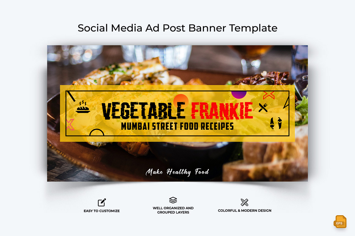 Food and RestaurantFacebook Ad Banner Design-011