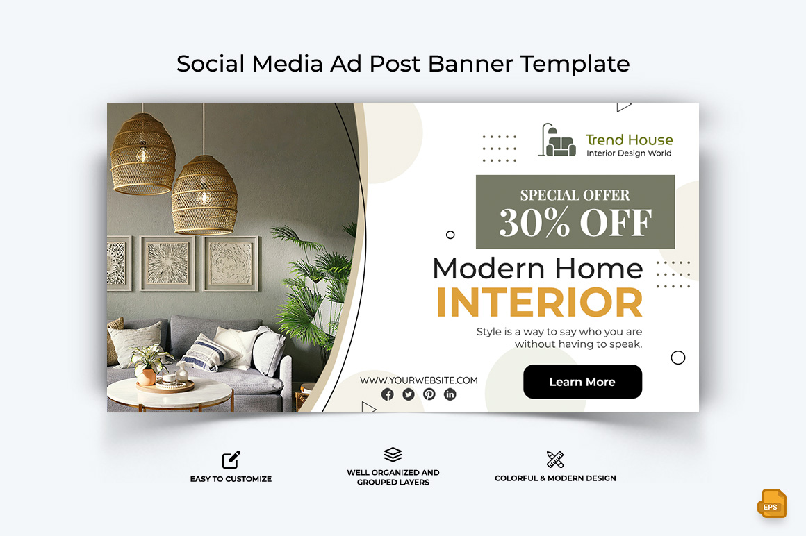 Interior Design Facebook Ad Banner Design-016