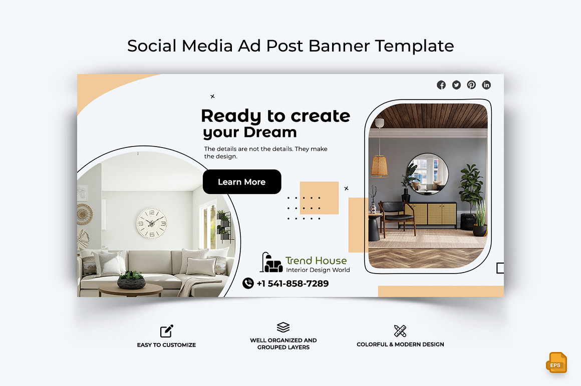 Interior Design Facebook Ad Banner Design-018