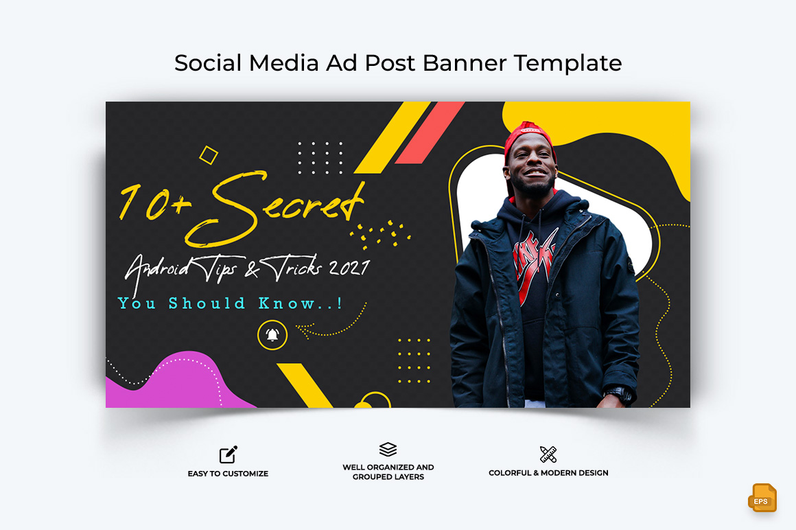 Mobile Tips and Tricks Facebook Ad Banner Design-010