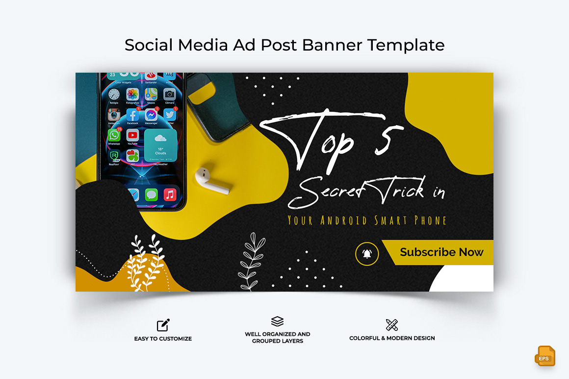 Mobile Tips and Tricks Facebook Ad Banner Design-011