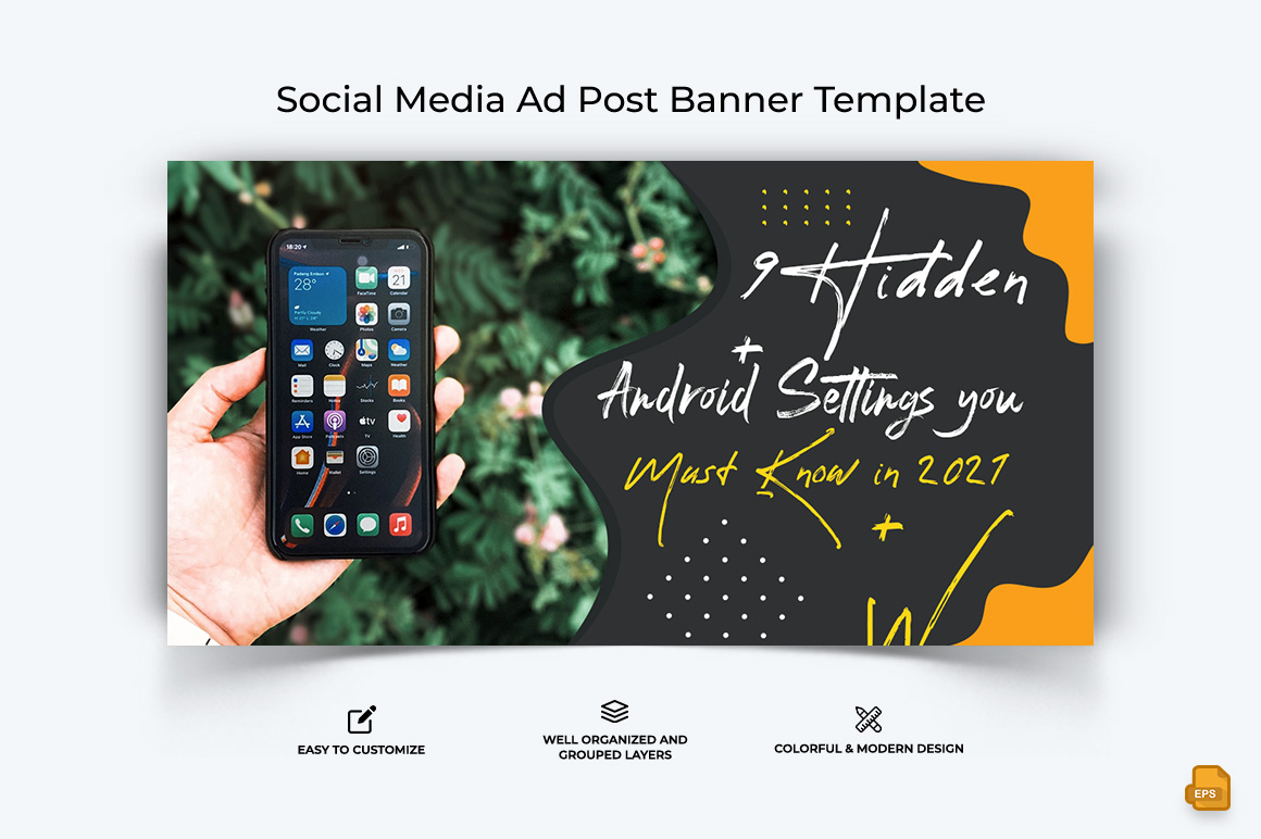 Mobile Tips and Tricks Facebook Ad Banner Design-014