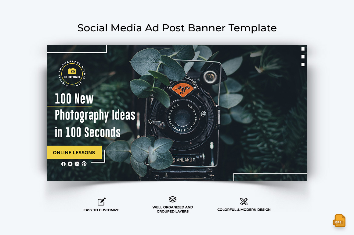 Photography Facebook Ad Banner Design-002