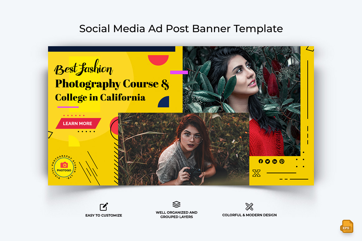 Photography Facebook Ad Banner Design-005