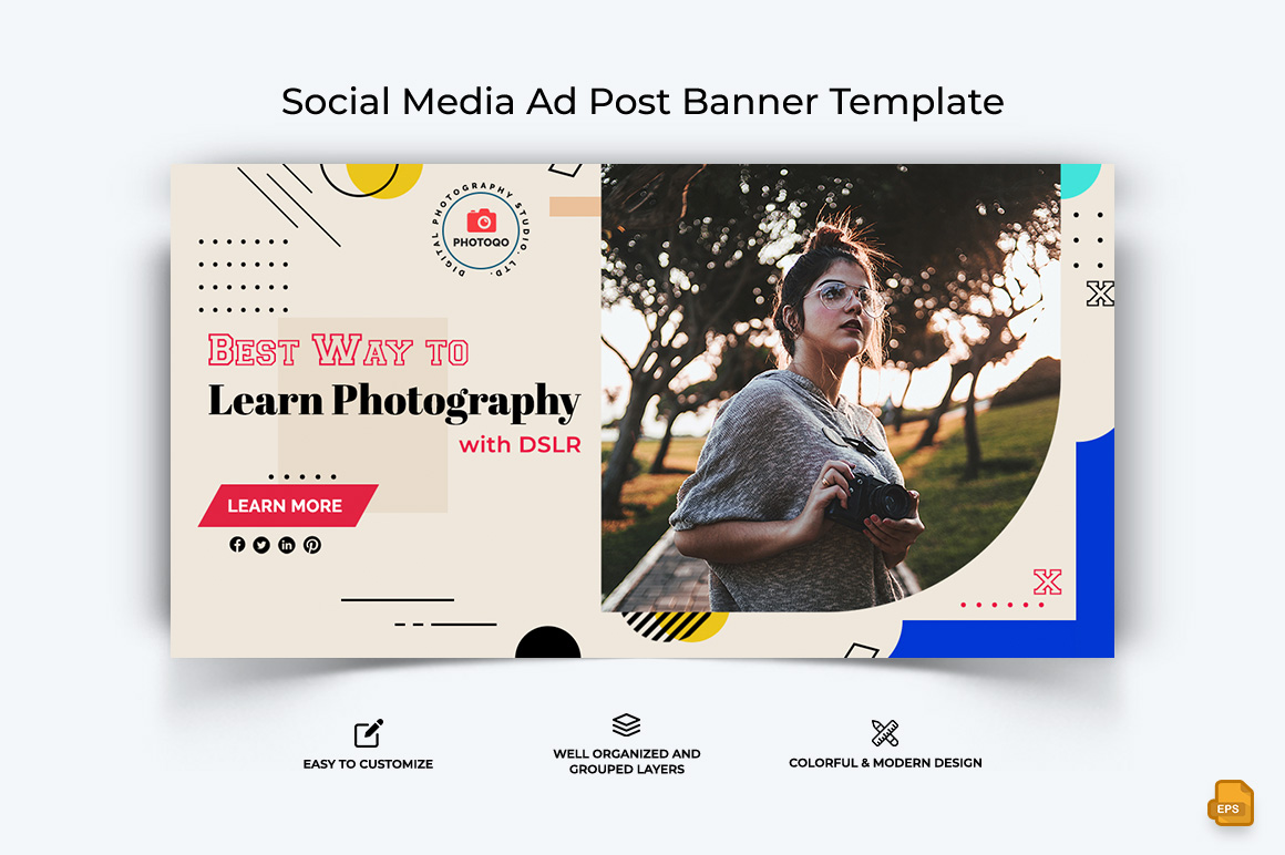 Photography Facebook Ad Banner Design-010