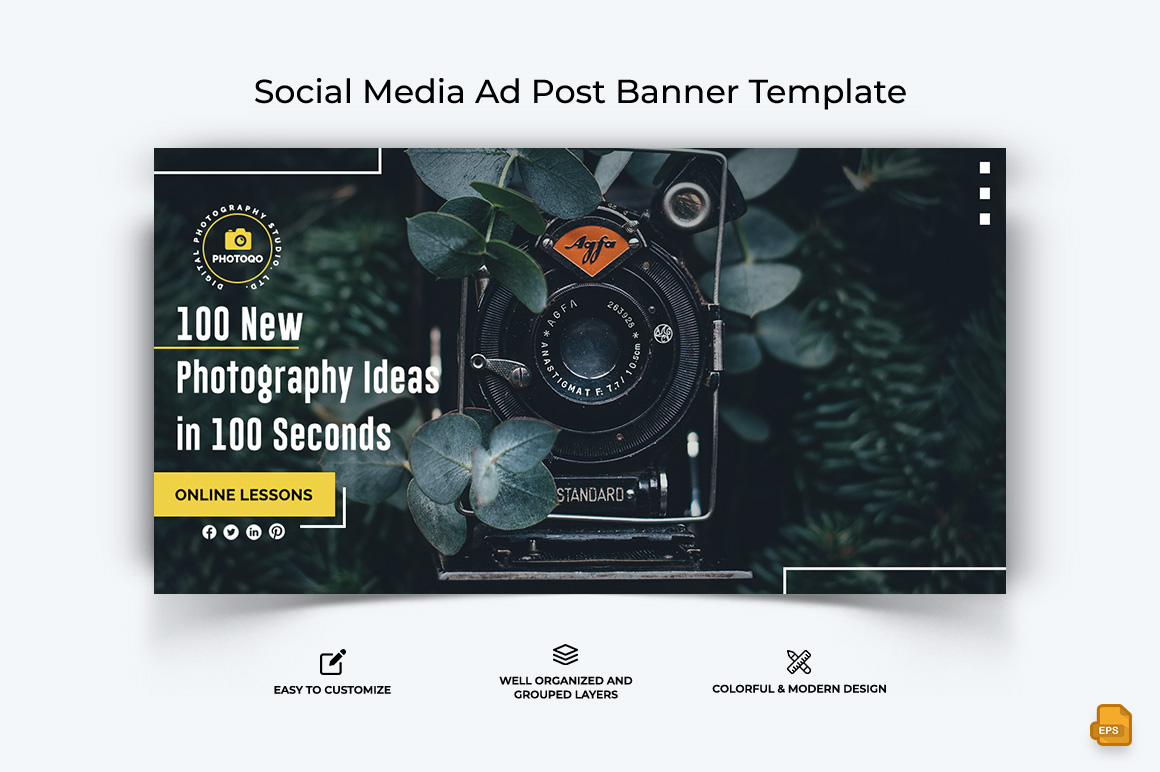 Photography Facebook Ad Banner Design-018