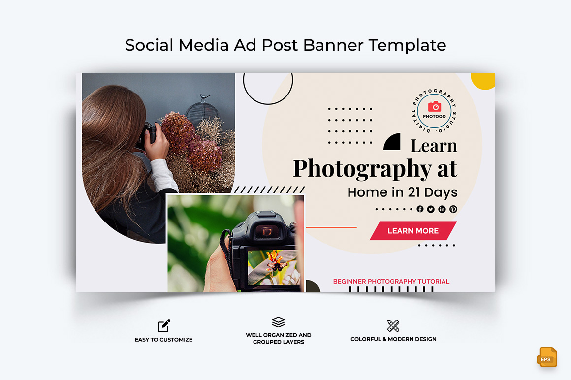 Photography Facebook Ad Banner Design-019