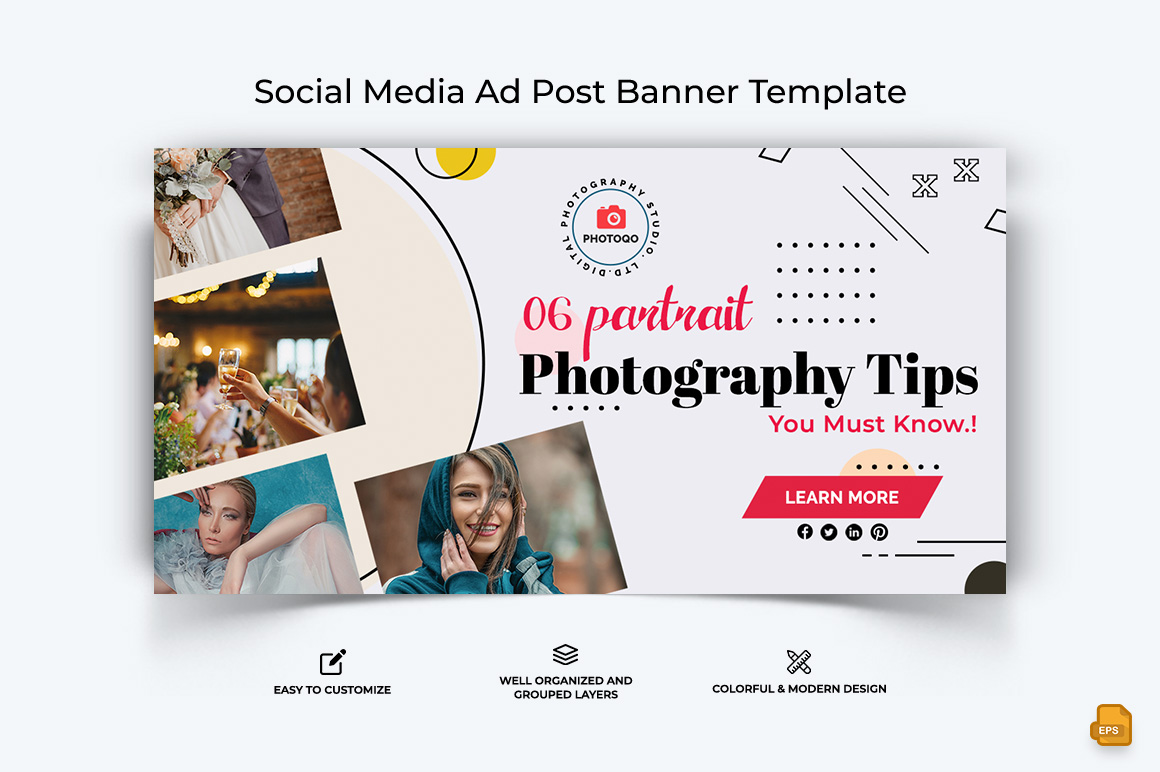 Photography Facebook Ad Banner Design-022