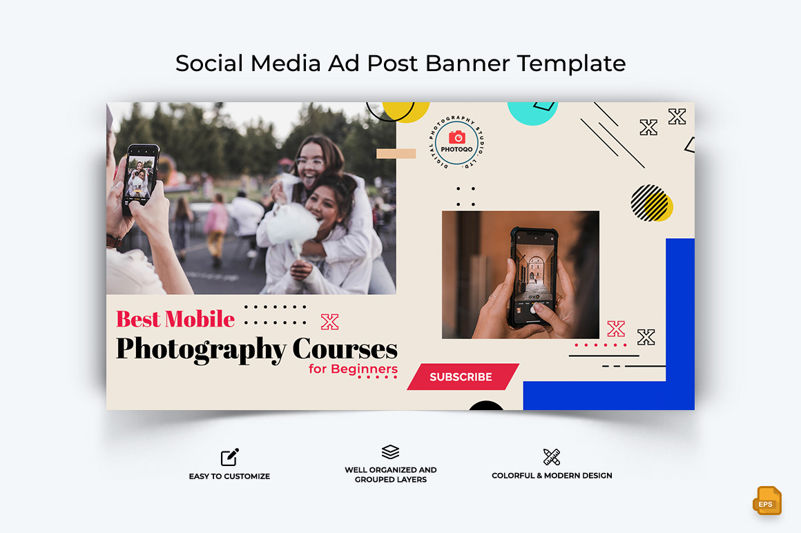 Photography Facebook Ad Banner Design-023