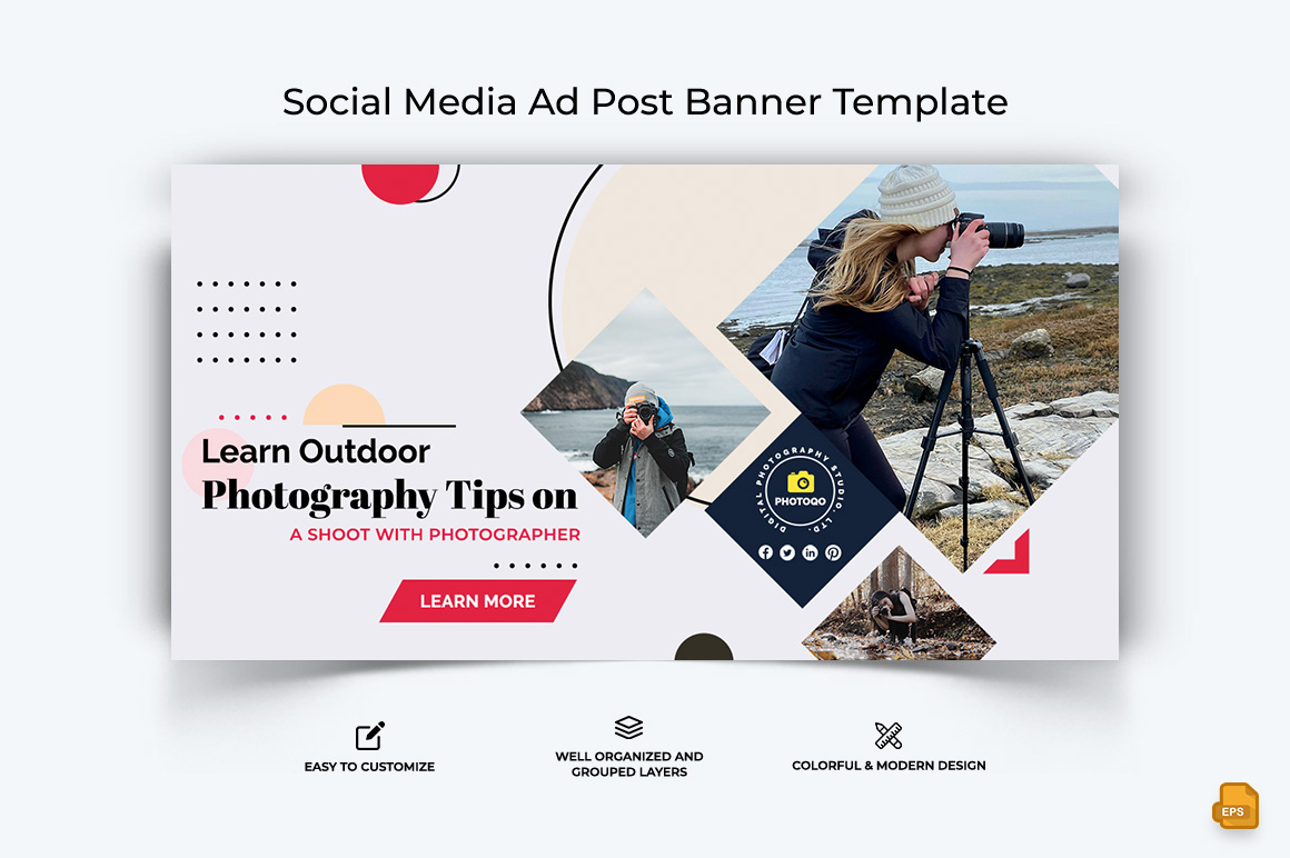 Photography Facebook Ad Banner Design-025