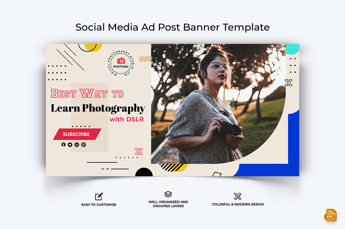 Photography Facebook Ad Banner Design-026