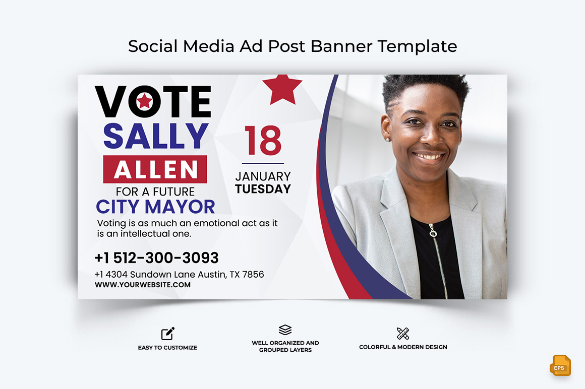 Political Campaign Facebook Ad Banner Design-012