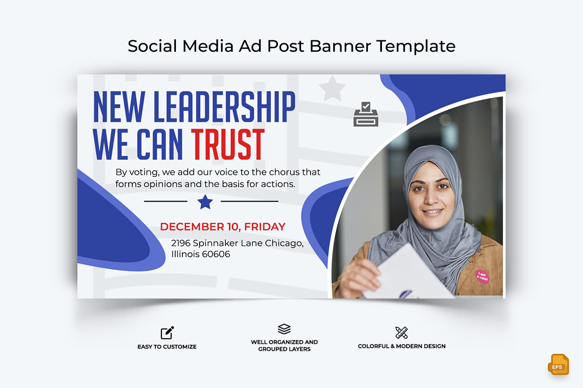 Political Campaign Facebook Ad Banner Design-013