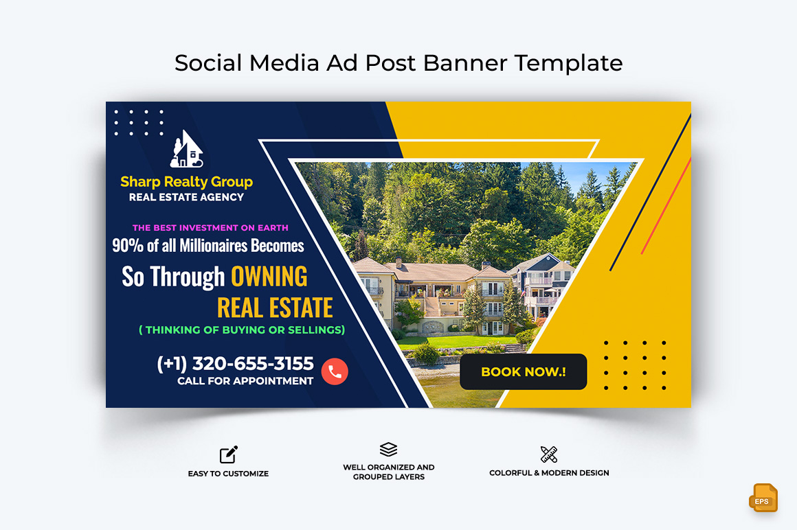 Real Estate Facebook Ad Banner Design-010