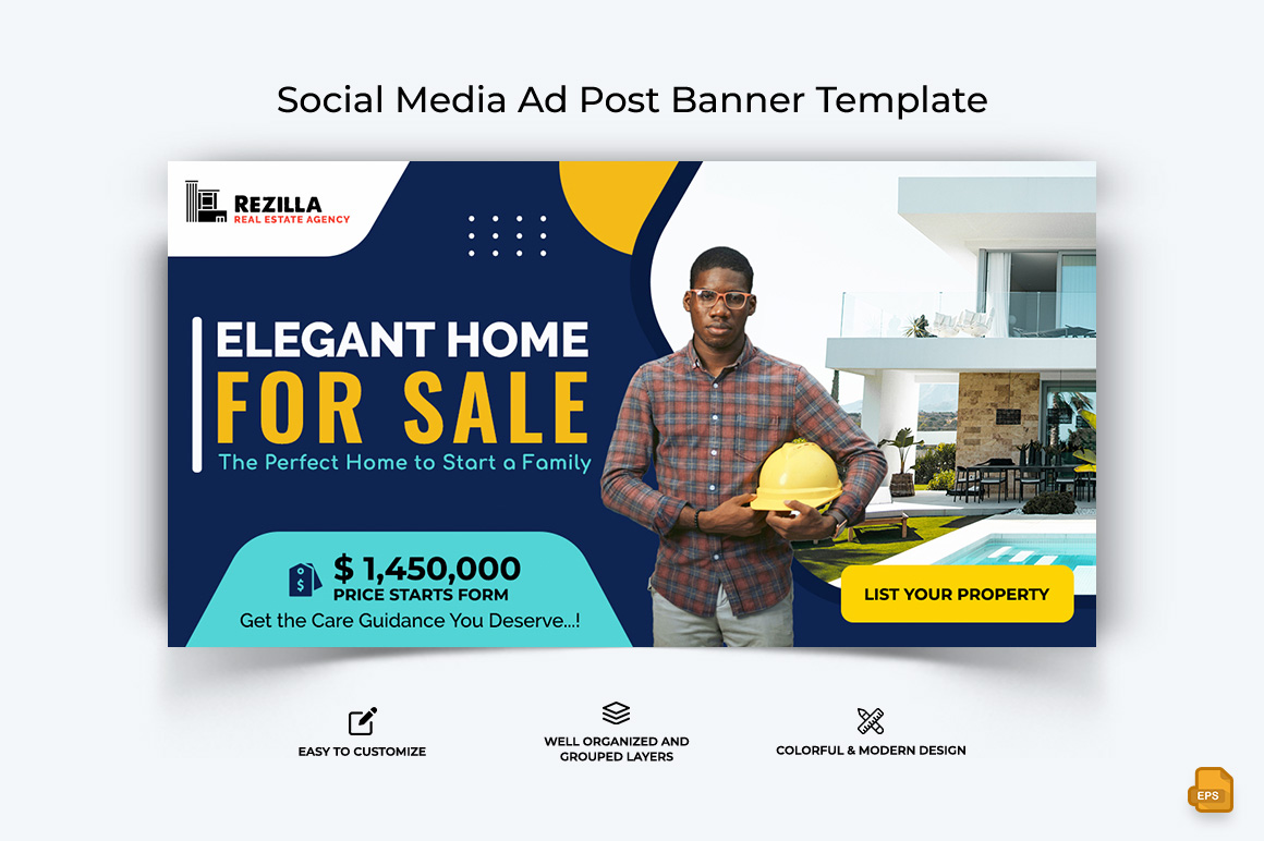 Real Estate Facebook Ad Banner Design-011