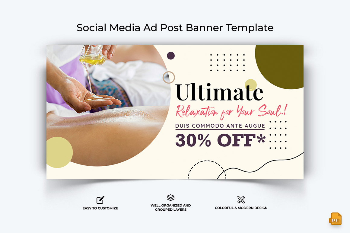 Spa and Salon Facebook Ad Banner Design-001