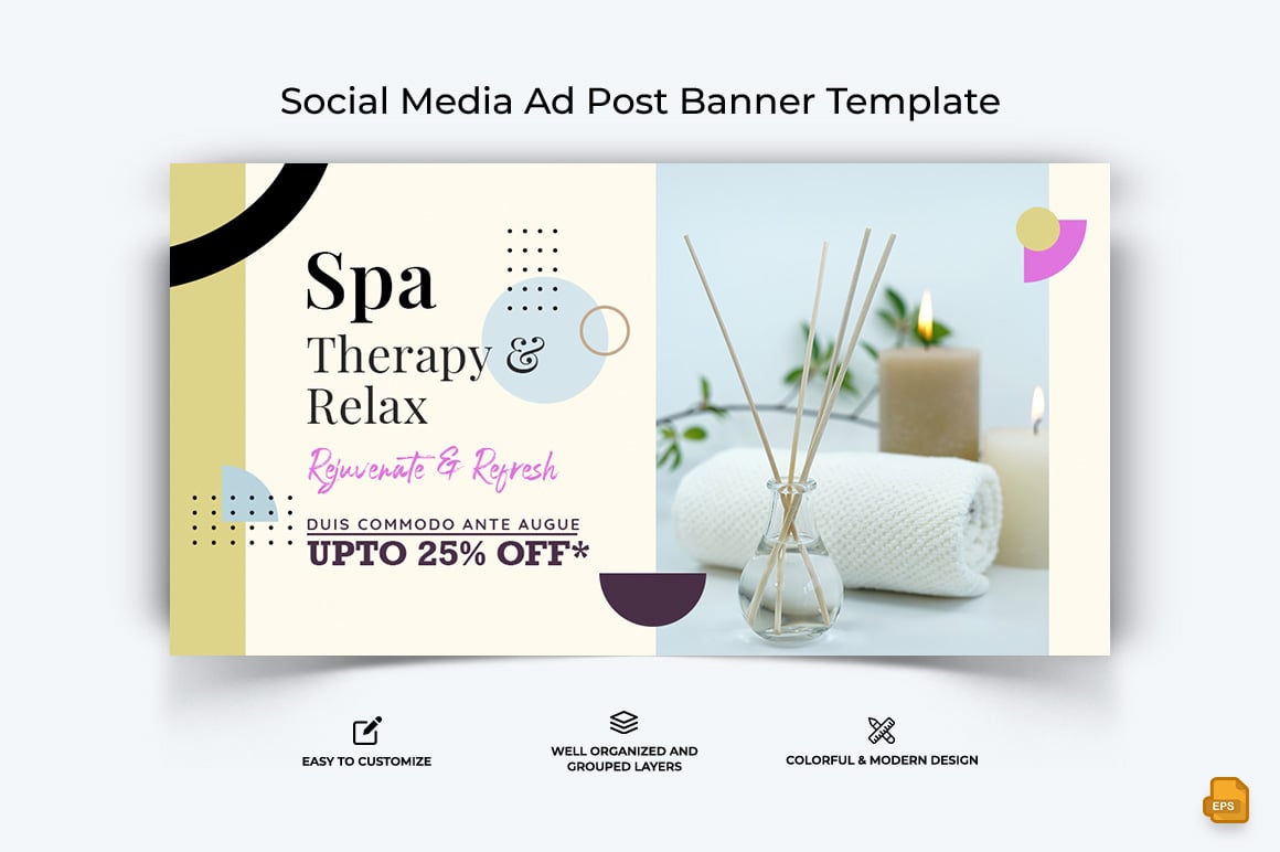 Spa and Salon Facebook Ad Banner Design-010