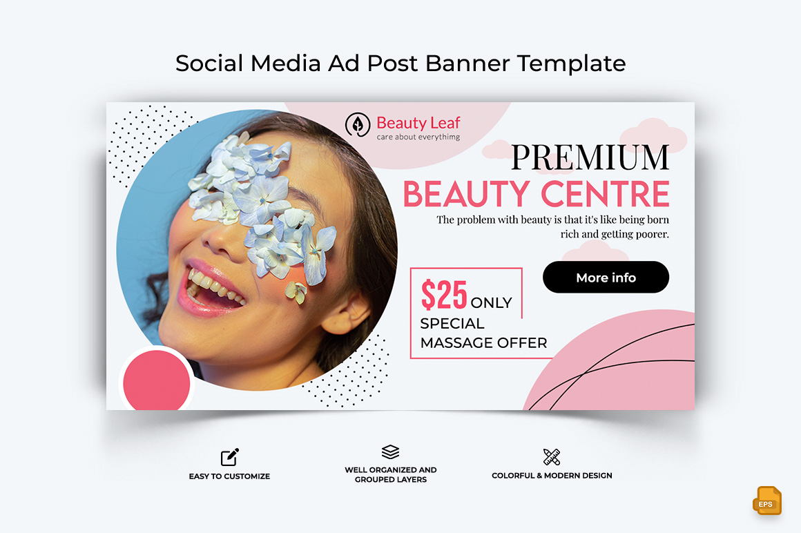 Spa and Salon Facebook Ad Banner Design-020