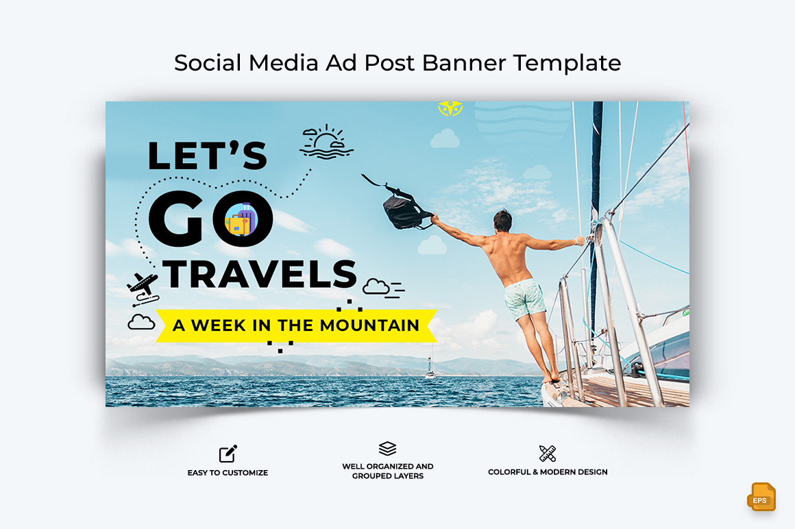 Travel Facebook Ad Banner Design-002