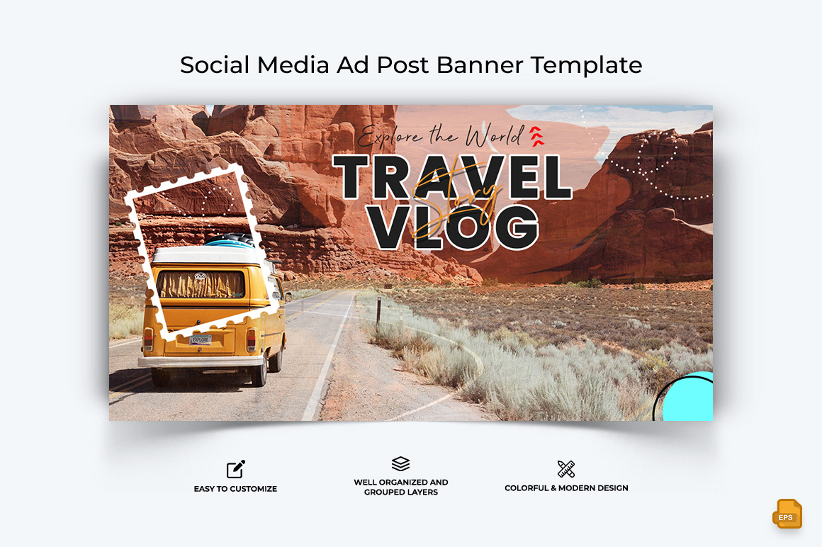 Travel Facebook Ad Banner Design-003