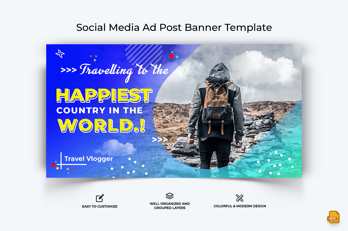 Travel Facebook Ad Banner Design-005