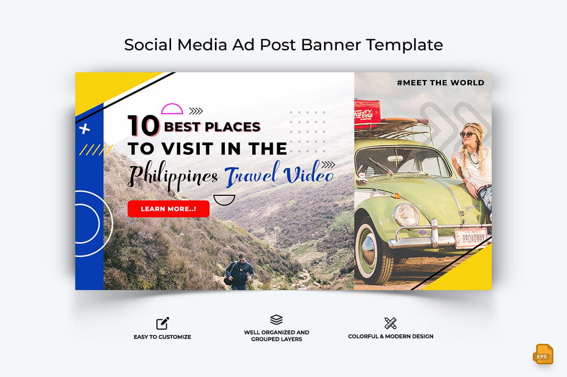 Travel Facebook Ad Banner Design-009