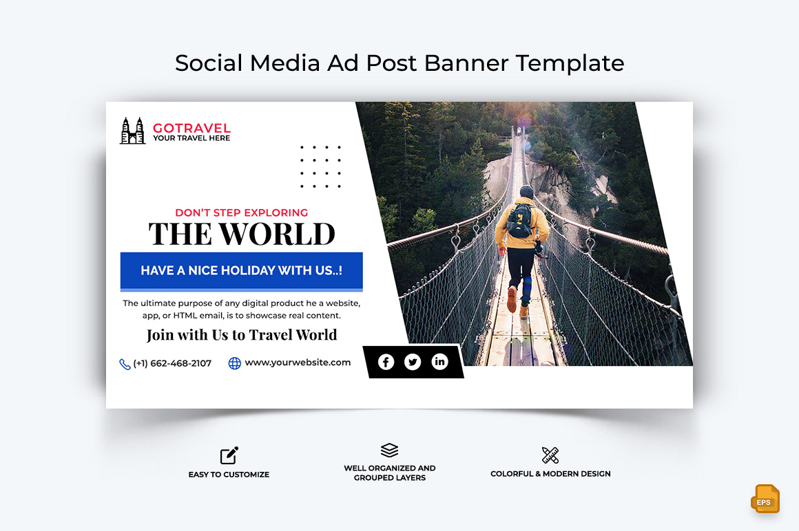 Travel Facebook Ad Banner Design-014