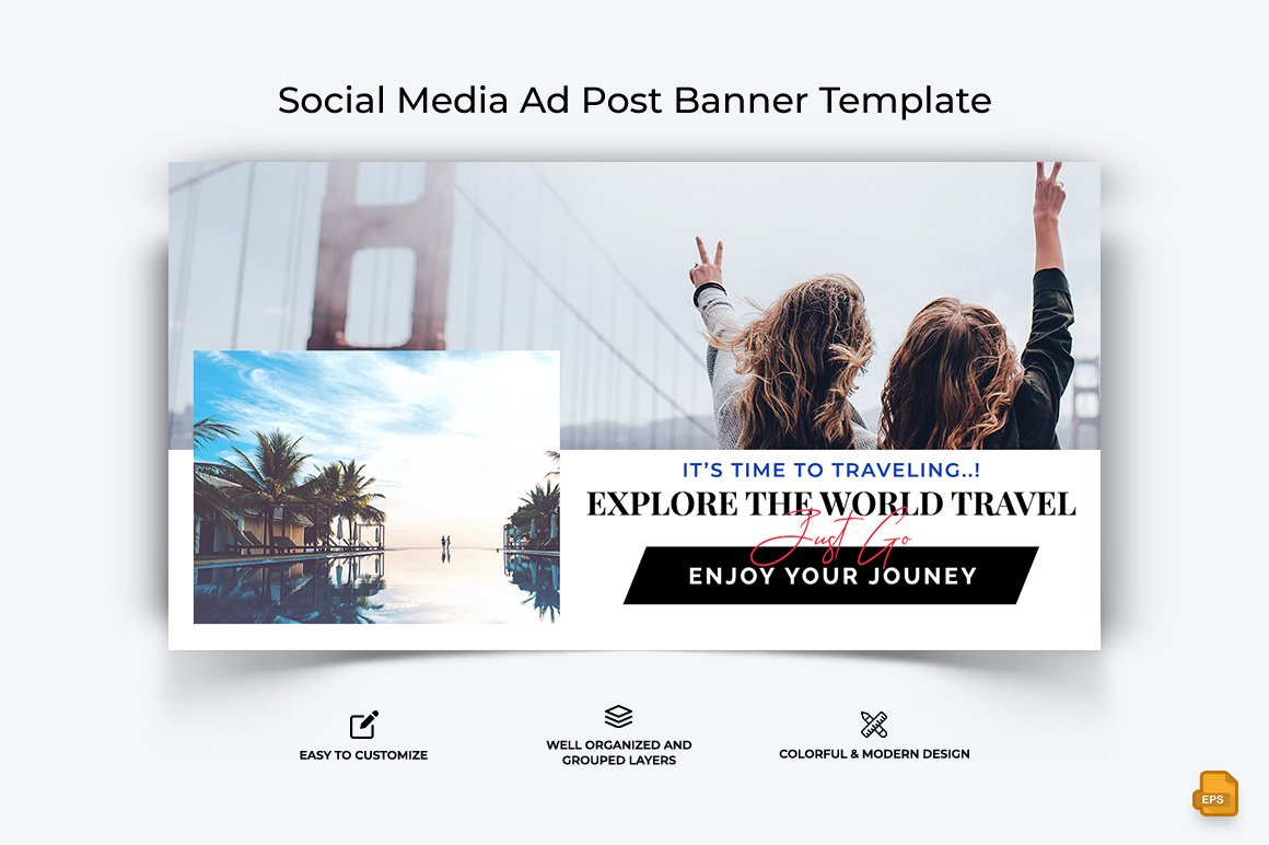 Travel Facebook Ad Banner Design-015