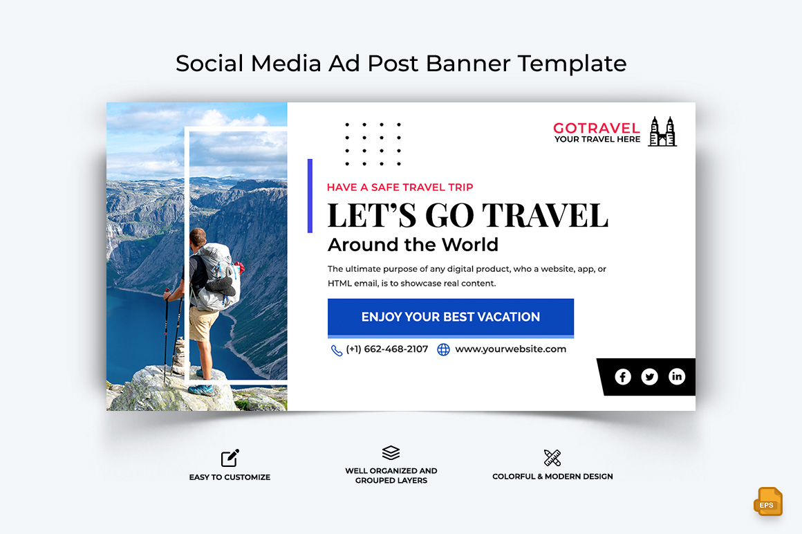 Travel Facebook Ad Banner Design-016