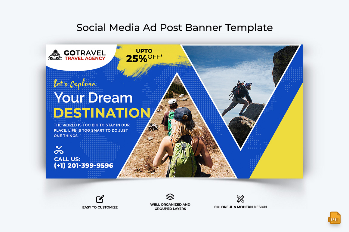 Travel Facebook Ad Banner Design-027