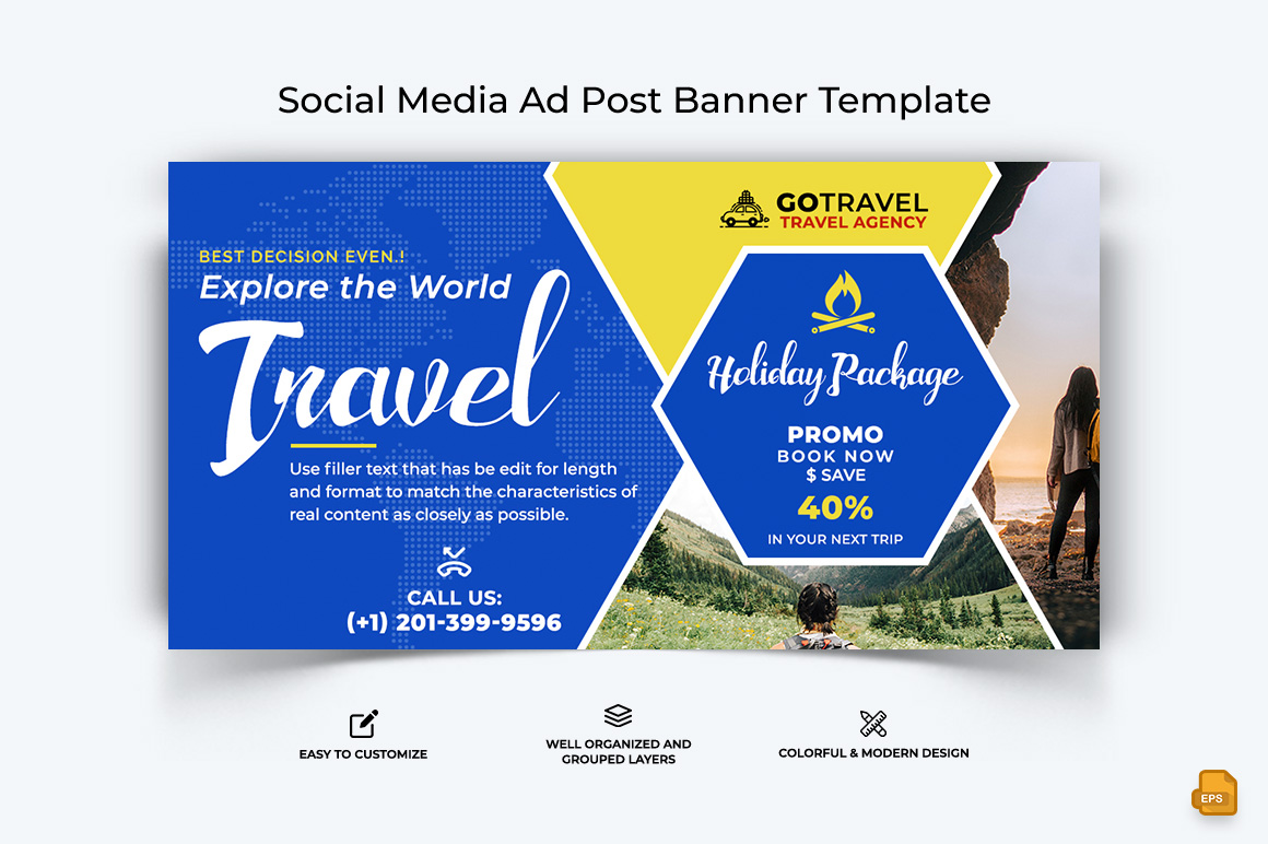 Travel Facebook Ad Banner Design-029