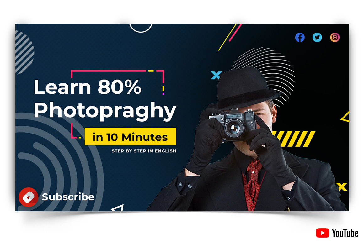 Photography YouTube Thumbnail Design Template-05