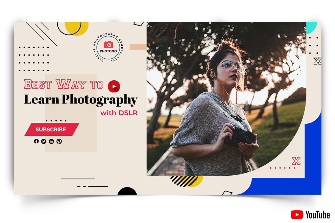 Photography YouTube Thumbnail Design Template-16