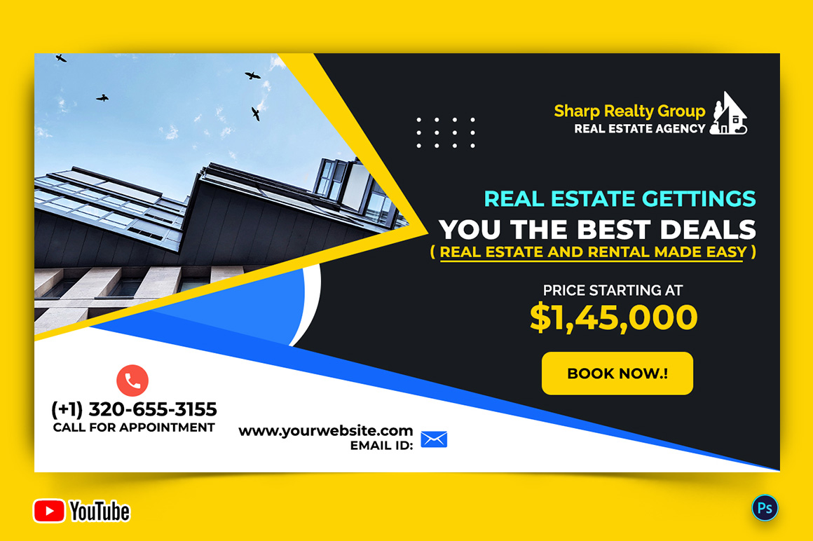 Real Estate YouTube Thumbnail Design Template-02