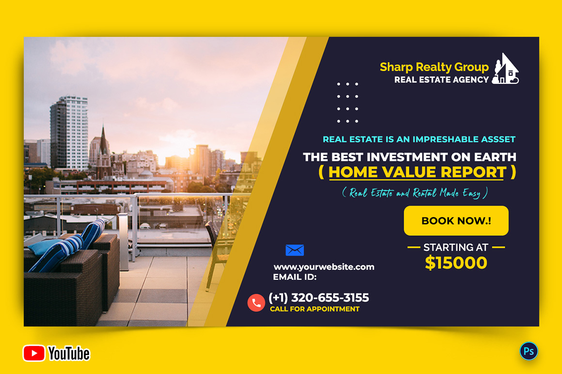 Real Estate YouTube Thumbnail Design Template-08