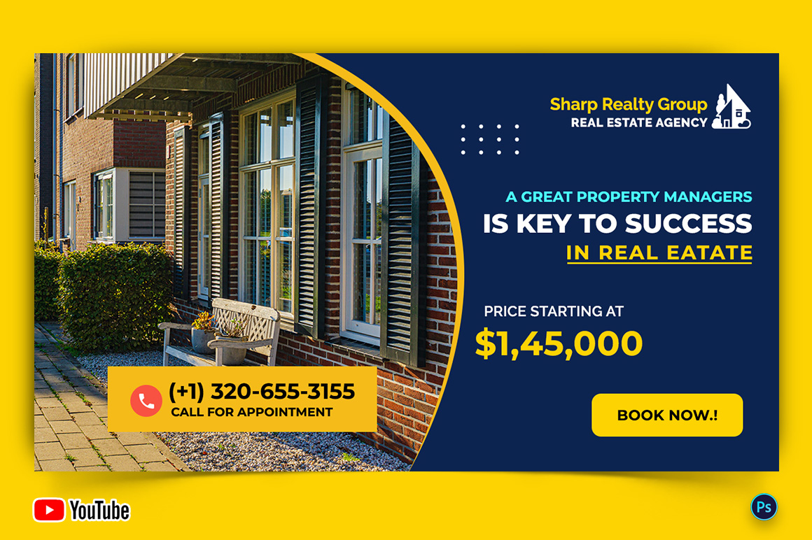 Real Estate YouTube Thumbnail Design Template-09